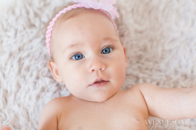 baby with unbelievable blue eyes