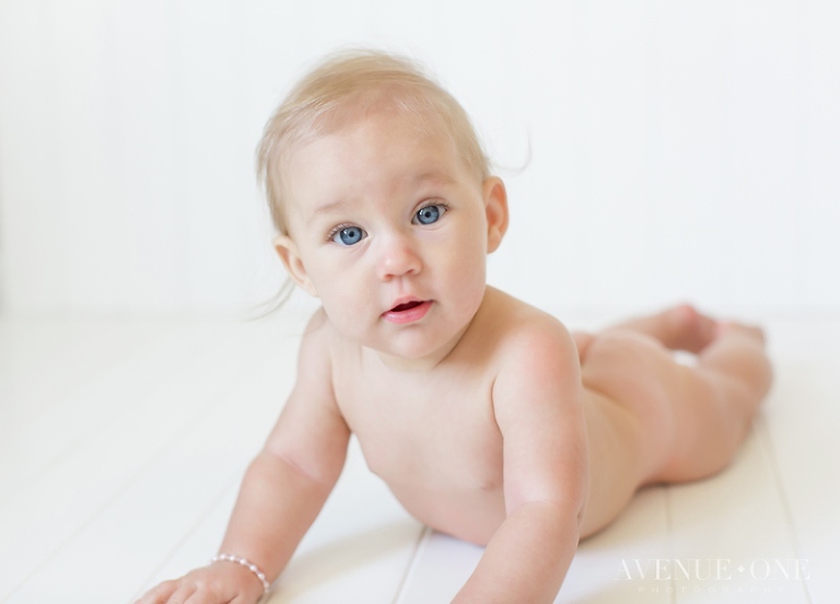 baby girl six month photos