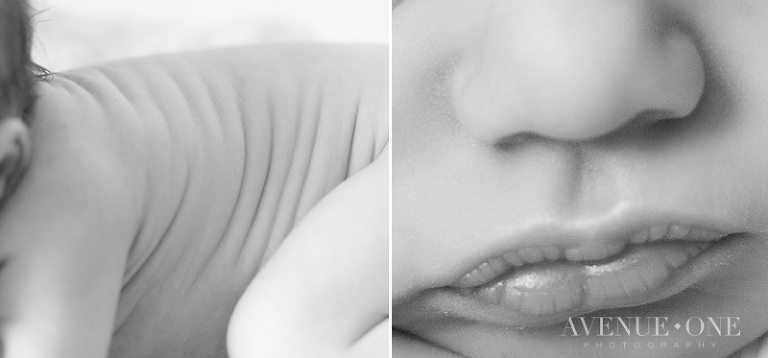 baby rolls and newborn lips