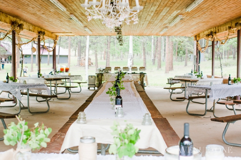 wedding reception picnic area