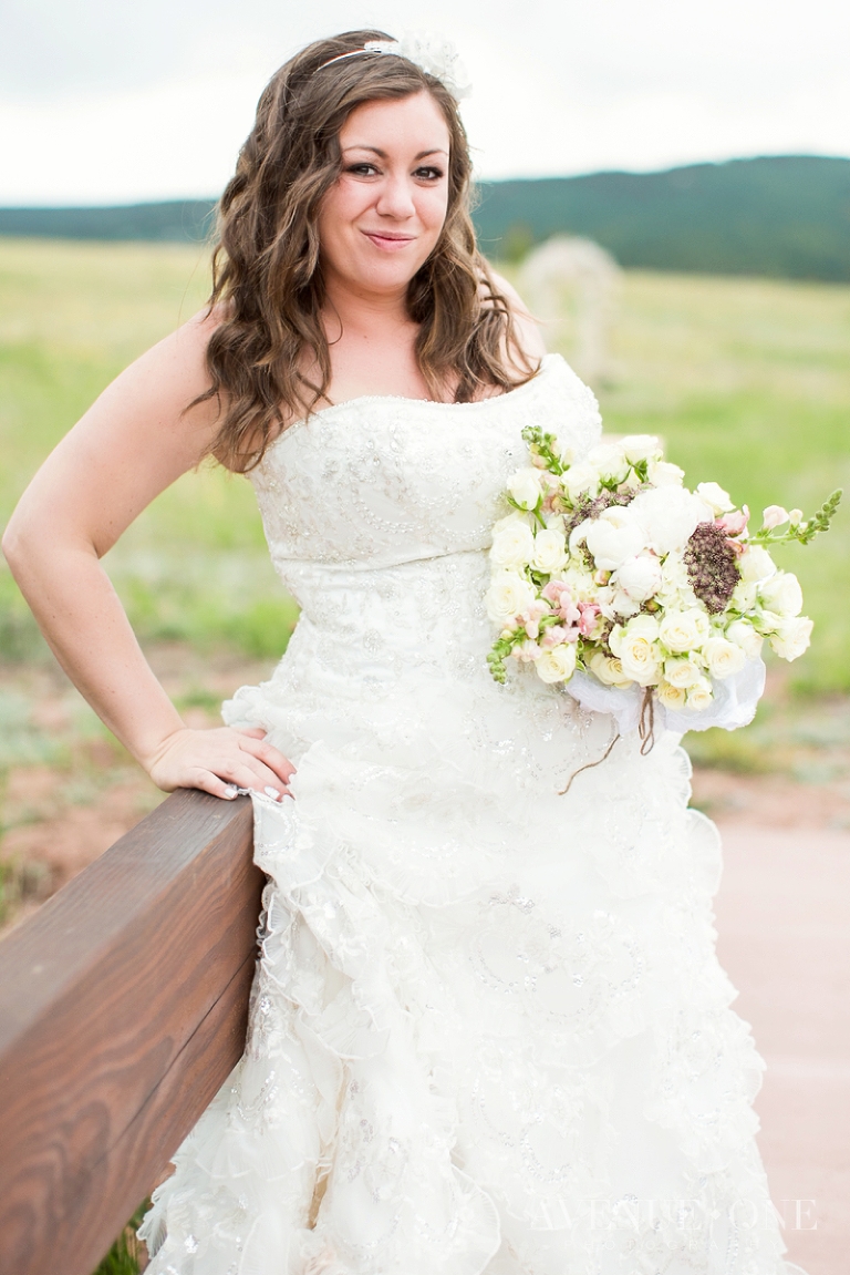 bride on bridge