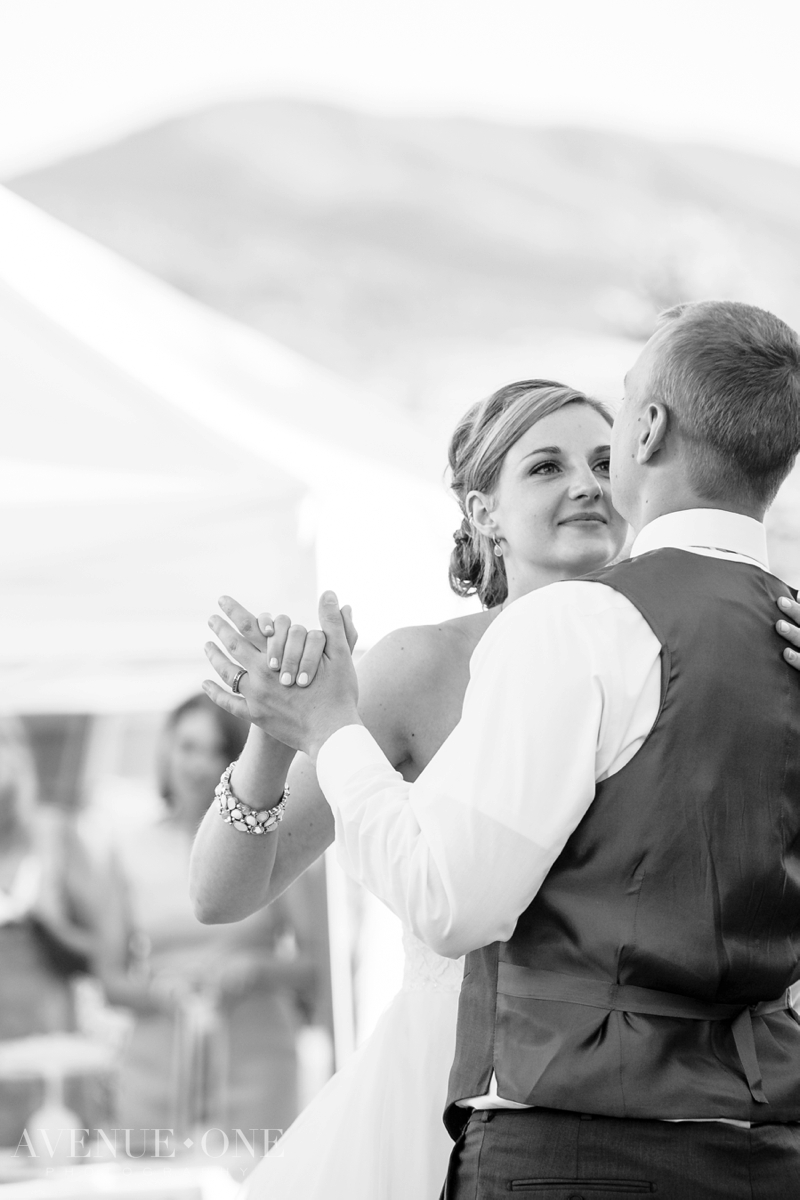 emotional first dance for bride and groom
