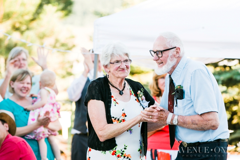 cute old couple dancing