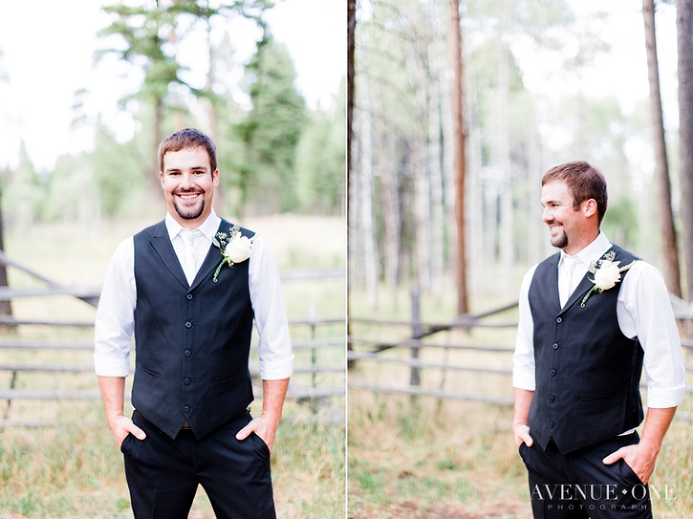 groom on wedding day