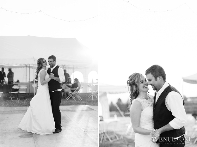 first dance at Colorado outdoor wedding