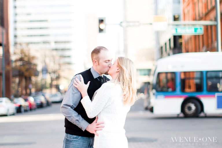 downtown-denver-engagement-photo-in-street