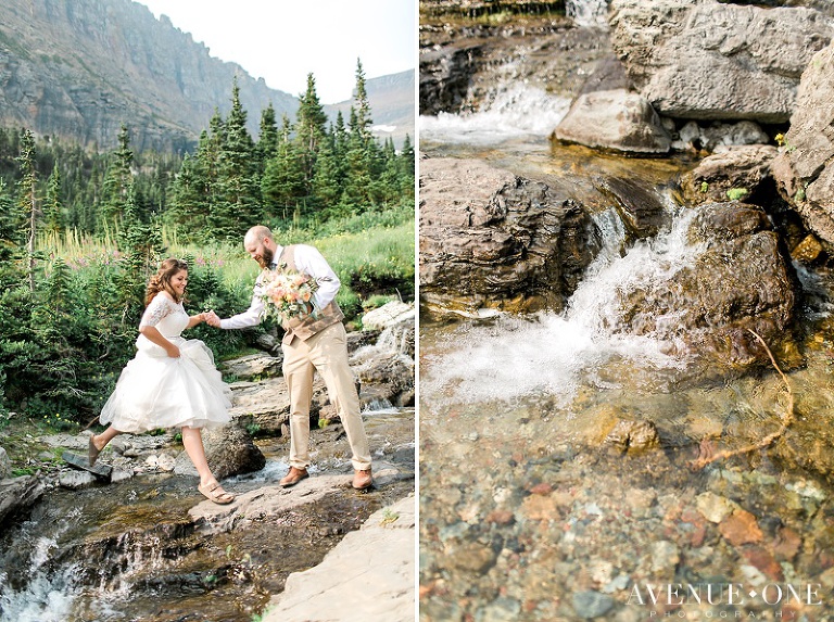 Outdoor-hiking-Glacier-park-elopement