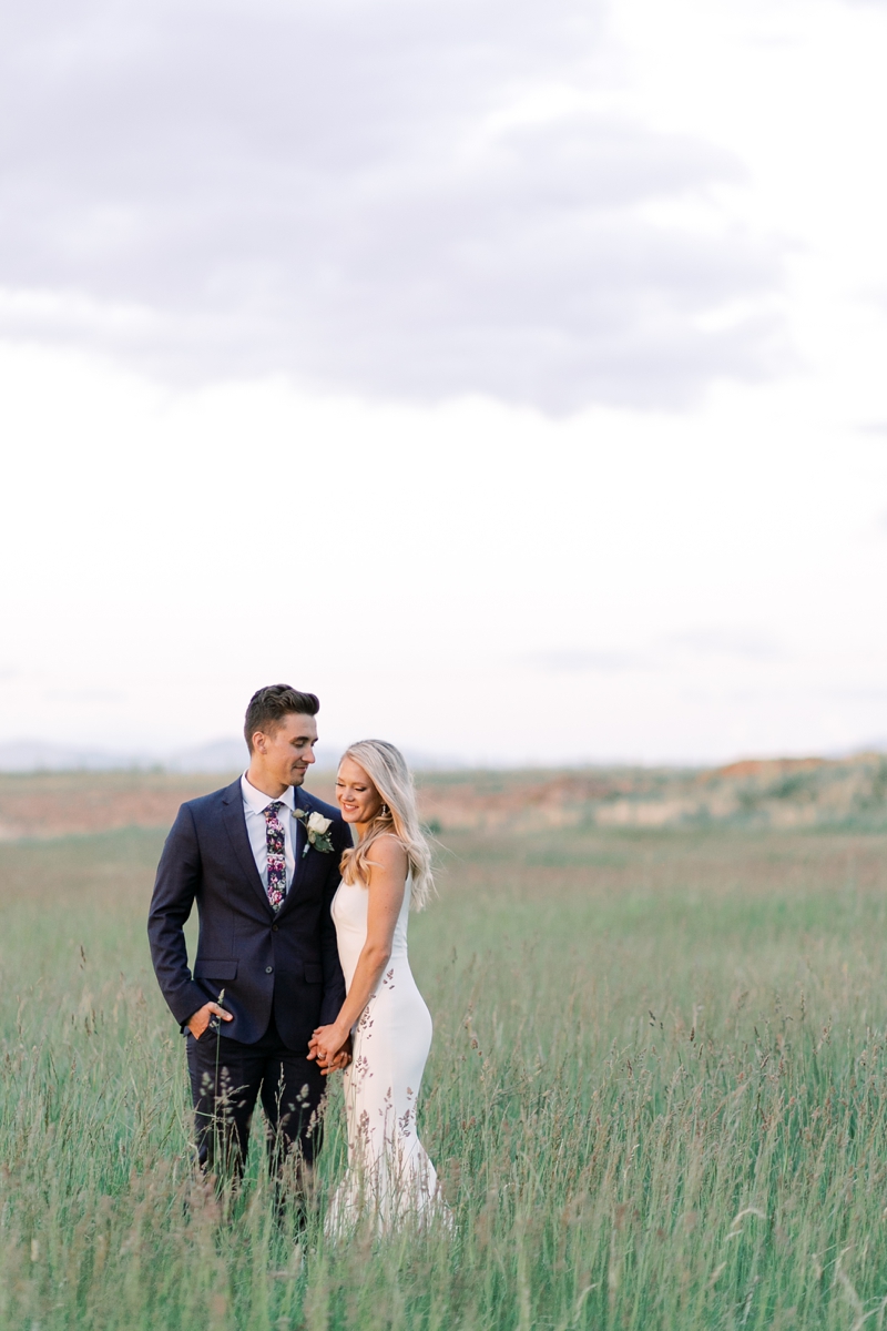 Kleffner Ranch Wedding Photos during Sunset