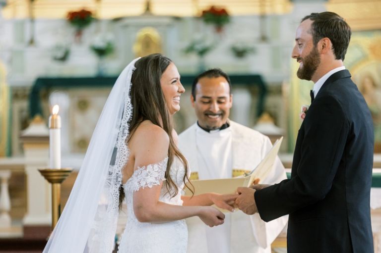 Wedding at St. Ignatius Mission in Montana