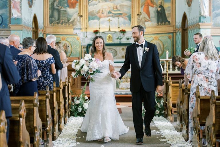 Wedding at the St. Ignatius Mission in Montana