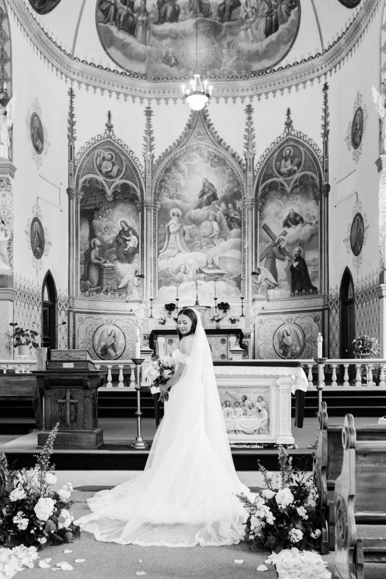 Wedding at the St. Ignatius Mission Montana